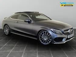 Grey Used 2017 Mercedes C220 AMG Line Premium Plus Coupe | £14,495 (Good price)