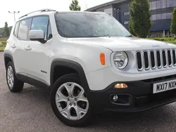 White Used 2017 Jeep Renegade Limited SUV | £13,995 (Fair price)