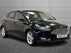 Shadow black Used 2018 Ford Focus Titanium Hatchback | £7,750 (Good price)