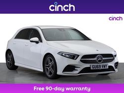 White Used 2019 Mercedes A200 AMG line Hatchback | £15,299 (Fair price)