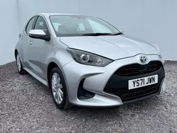 Silver Used 2022 Toyota Yaris Hybrid Hatchback | £15,495 (Good price)