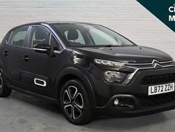 Black Used 2022 Citroën C3 PureTech Hatchback | £10,593 (Fair price)