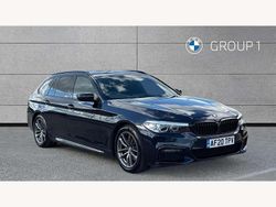 Black Used 2020 BMW 520 M Sport Estate | £19,795 (Fair price)