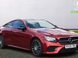 Red Used 2020 Mercedes E220 Active Coupe | £26,099 (A bit pricey)