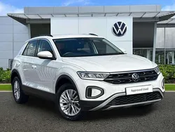 White Used 2022 VW T-Roc Life SUV | £22,242 (Fair price)