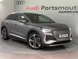 Grey Used 2021 Audi Q4 e-tron S-Line SUV | £19,490 (Super price)