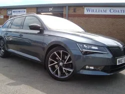 Grey Used 2017 Skoda Superb SportLine Estate | £18,950 (Expensive)