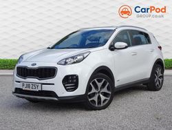 White Used 2018 Kia Sportage GT-Line SUV | £12,990 (Fair price)