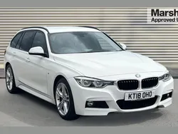 White Used 2018 BMW 320 M Sport Estate | £14,480 (Super price)