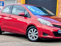 Red Used 2012 Toyota Yaris Hatchback | £4,295 (Fair price)