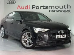 Black Used 2021 Audi e-tron Black Edition SUV | £26,690 (Fair price)