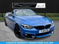 Blue Used 2019 BMW 420 M Sport Cabriolet | £13,995 (Fair price)