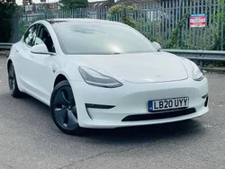 White Used 2020 Tesla Model 3 Long Range Sedan | £15,275 (Fair price)