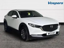 White Used 2021 Mazda CX-30 SUV | £16,450 (Fair price)