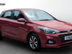 Red Used 2018 Hyundai i20 SE Hatchback | £9,183 (Fair price)
