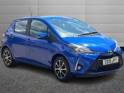 Blue Used 2019 Toyota Yaris Hatchback | £10,195 (Fair price)
