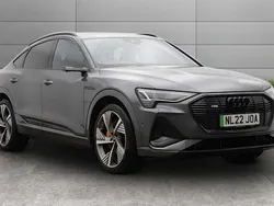 Grey Used 2022 Audi e-tron Sportback Advanced SUV | £37,851