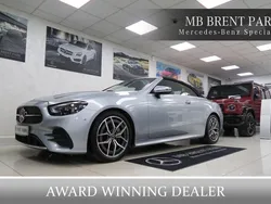 Silver Used 2021 Mercedes E220 AMG Line Premium Cabriolet | £27,500 (Fair price)