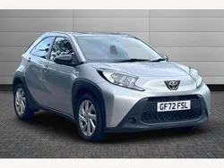 Silver Used 2022 Toyota Aygo PURE Hatchback | £11,395 (Fair price)