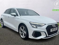 White Used 2021 Audi A3 S-Line Hatchback | £21,899 (Expensive)