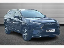 Obsidian blue Used 2025 Toyota RAV4 Hybrid Design SUV | £37,650 (Fair price)