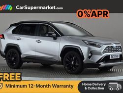 Silver Used 2021 Toyota RAV4 Hybrid SUV | £30,197