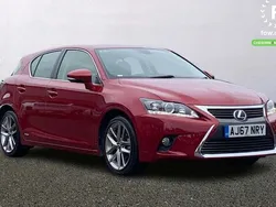 Red Used 2017 Lexus CT200h Executive Line Hatchback | £13,299 (Fair price)