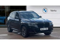 Black Used 2022 BMW X3 M Sport SUV | £28,529 (Fair price)