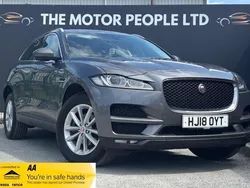 Grey Used 2018 Jaguar F-Pace Prestige SUV | £14,995 (Fair price)