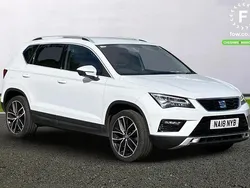 White Used 2018 Seat Ateca 4Drive SUV | £15,099 (Fair price)