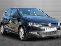 Black Used 2012 VW Polo Match Hatchback | £6,690 (A bit pricey)