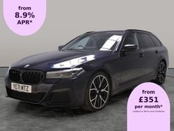Black Used 2021 BMW 520 M Sport Estate | £23,348 (Good price)