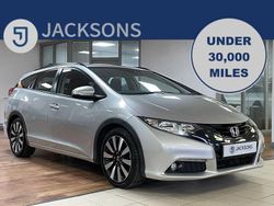Silver Used 2015 Honda Civic SE Plus Estate | £11,750 (Expensive)