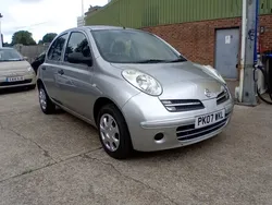 Silver Used 2007 Nissan Micra Hatchback | £1,995 (Fair price)