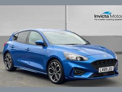 Blue Used 2019 Ford Focus ST-Line Hatchback | £16,500 (A bit pricey)
