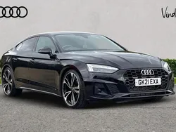 Black Used 2021 Audi A5 Sportback Comfort Hatchback | £27,533 (Fair price)