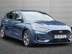 Chrome blue Used 2023 Ford Focus ST-Line Hatchback | £17,495 (A bit pricey)