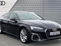 Black Used 2023 Audi A5 Sportback S-Line Hatchback | £29,090 (Fair price)