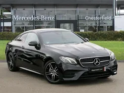 Black Used 2018 Mercedes E220 AMG Line Premium Coupe | £20,586 (Fair price)