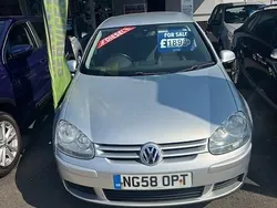 Silver Used 2008 VW Golf VI Match Hatchback | £1,895 (Fair price)
