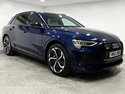 Blue Used 2021 Audi e-tron Black Edition SUV | £18,495 (Good price)