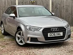 Silver Used 2016 Audi A3 Sportback Sport Hatchback | £6,499 (Fair price)