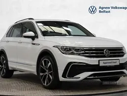 White Used 2021 VW Tiguan R-line SUV | £23,950 (Fair price)