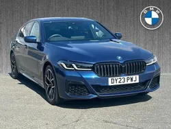 Blue Used 2023 BMW 530e M Sport | £34,199 (Fair price)