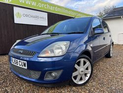 Blue Used 2008 Ford Fiesta Zetec Hatchback | £2,995 (Expensive)