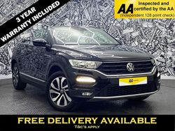 Black Used 2021 VW T-Roc Cabriolet Active Cabriolet | £19,795 (Fair price)