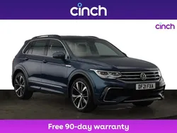 Blue Used 2021 VW Tiguan R-line SUV | £23,299 (A bit pricey)
