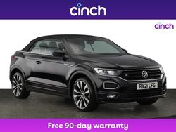 Black Used 2021 VW T-Roc Cabriolet R-line Cabriolet | £20,799 (Good price)