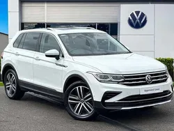 White Used 2021 VW Tiguan Elegance+ SUV | £22,990 (Good price)