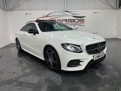 White Used 2018 Mercedes E350 AMG line Coupe | £21,899 (Expensive)